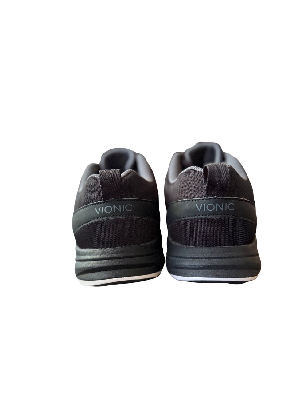 Size 8.5 Vionic Gray Knit Women's Athletic Sneakers - Picture 4 of 6
